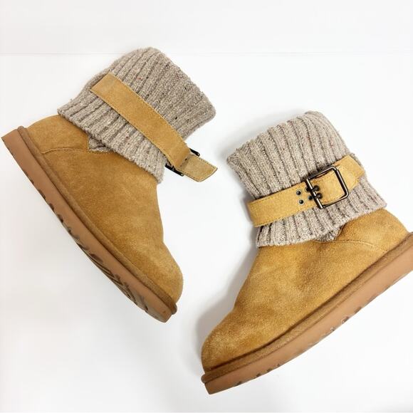 UGG CAMBRIDGE BROWN WINTER BOOTS WOMEN SIZE USA 7 - Picture 8 of 8